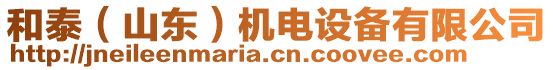 和泰（山東）機電設備有限公司