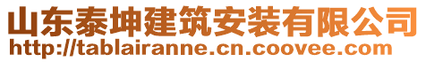 山東泰坤建筑安裝有限公司