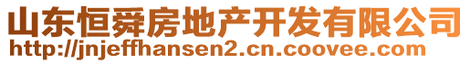 山東恒舜房地產(chǎn)開發(fā)有限公司