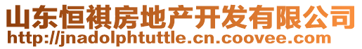 山東恒褀房地產(chǎn)開發(fā)有限公司