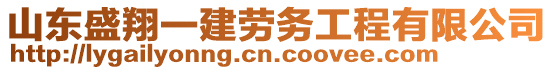 山東盛翔一建勞務(wù)工程有限公司