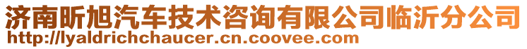 濟(jì)南昕旭汽車技術(shù)咨詢有限公司臨沂分公司