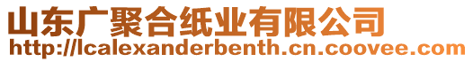 山東廣聚合紙業(yè)有限公司