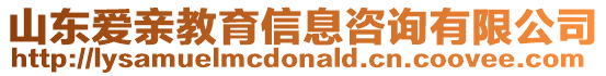 山東愛(ài)親教育信息咨詢有限公司