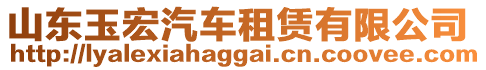 山東玉宏汽車租賃有限公司