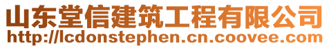 山東堂信建筑工程有限公司