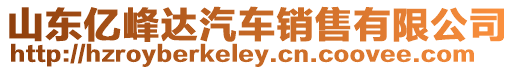 山東億峰達汽車銷售有限公司