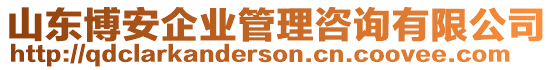山東博安企業管理咨詢有限公司