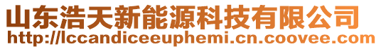 山東浩天新能源科技有限公司