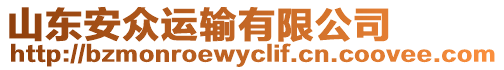 山東安眾運(yùn)輸有限公司