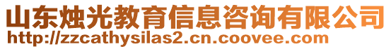 山東燭光教育信息咨詢有限公司