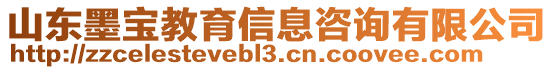 山東墨寶教育信息咨詢有限公司