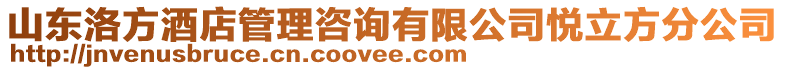 山東洛方酒店管理咨詢有限公司悅立方分公司