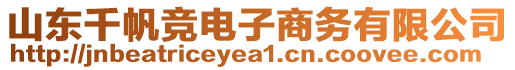 山東千帆競(jìng)電子商務(wù)有限公司