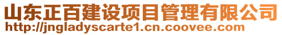 山东正百建设项目管理有限公司