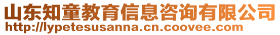 山東知童教育信息咨詢有限公司