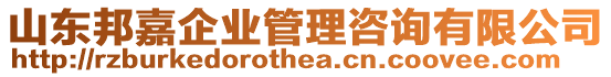 山東邦嘉企業(yè)管理咨詢有限公司