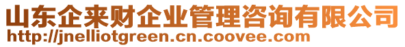 山東企來財企業管理咨詢有限公司