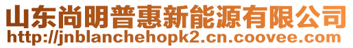 山東尚明普惠新能源有限公司