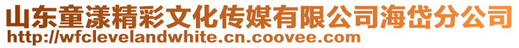 山東童漾精彩文化傳媒有限公司海岱分公司