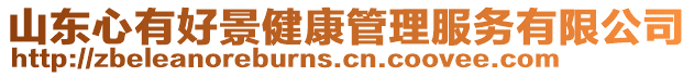 山東心有好景健康管理服務有限公司
