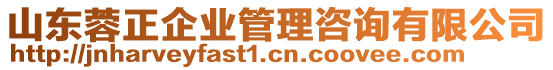 山東蓉正企業(yè)管理咨詢有限公司