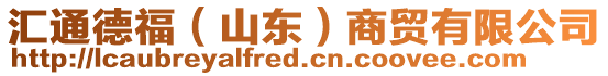 匯通德福(山東)商貿有限公司