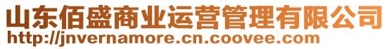 山東佰盛商業(yè)運(yùn)營(yíng)管理有限公司