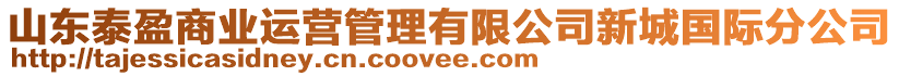 山東泰盈商業(yè)運(yùn)營(yíng)管理有限公司新城國(guó)際分公司