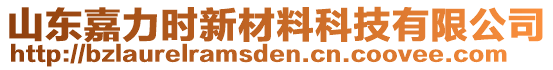 山東嘉力時新材料科技有限公司