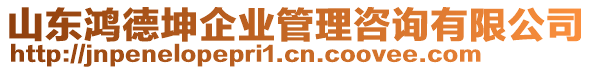 山東鴻德坤企業(yè)管理咨詢有限公司