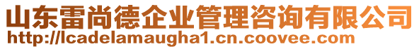 山東雷尚德企業(yè)管理咨詢有限公司