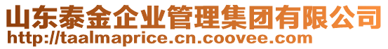 山東泰金企業(yè)管理集團(tuán)有限公司