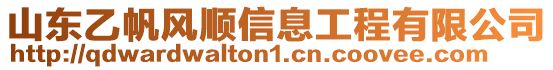 山東乙帆風(fēng)順信息工程有限公司