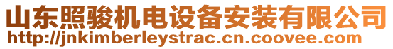 山東照駿機(jī)電設(shè)備安裝有限公司