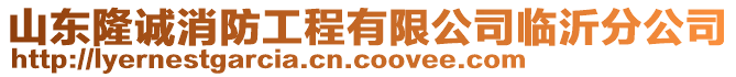 山東隆誠消防工程有限公司臨沂分公司