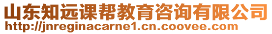 山東知遠(yuǎn)課幫教育咨詢有限公司