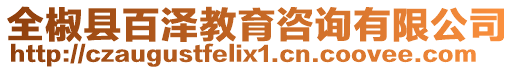 全椒縣百澤教育咨詢有限公司