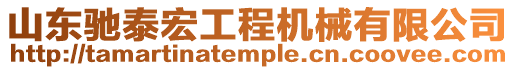 山東馳泰宏工程機械有限公司