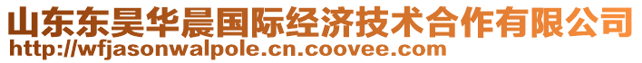 山東東昊華晨國(guó)際經(jīng)濟(jì)技術(shù)合作有限公司