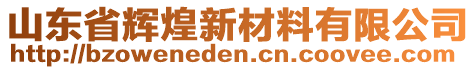 山東省輝煌新材料有限公司