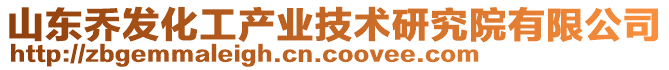 山東喬發(fā)化工產(chǎn)業(yè)技術(shù)研究院有限公司