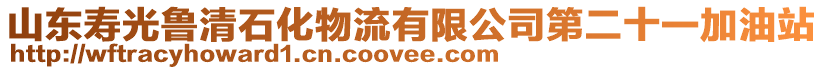 山東壽光魯清石化物流有限公司第二十一加油站