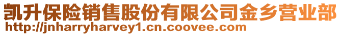 凱升保險(xiǎn)銷售股份有限公司金鄉(xiāng)營(yíng)業(yè)部