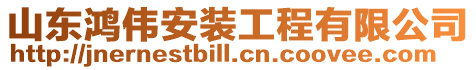 山東鴻偉安裝工程有限公司