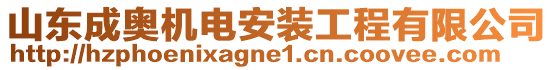 山東成奧機(jī)電安裝工程有限公司