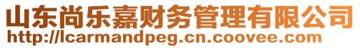 山東尚樂嘉財(cái)務(wù)管理有限公司