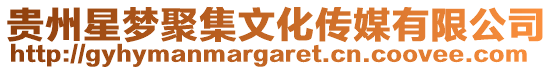 貴州星夢聚集文化傳媒有限公司