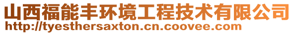 山西福能豐環(huán)境工程技術(shù)有限公司