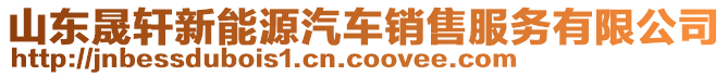 山東晟軒新能源汽車銷售服務(wù)有限公司